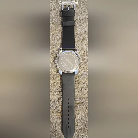 Michael Kors Blue and Silver Chronograph Watch Mens - Picture 3 of 5